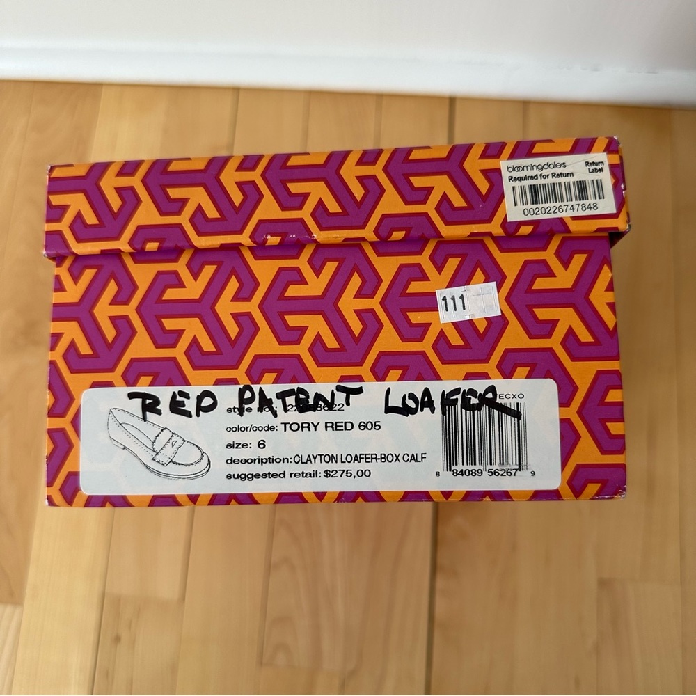 New! Tory Burch Red Loafers - Picture 10 of 17